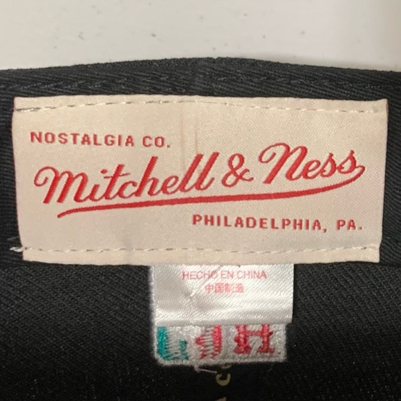 Mitchell & Ness San Antonio Spurs HWC Fitted Hat/Cap-Size 7 1/2 NWT - Picture 12 of 13